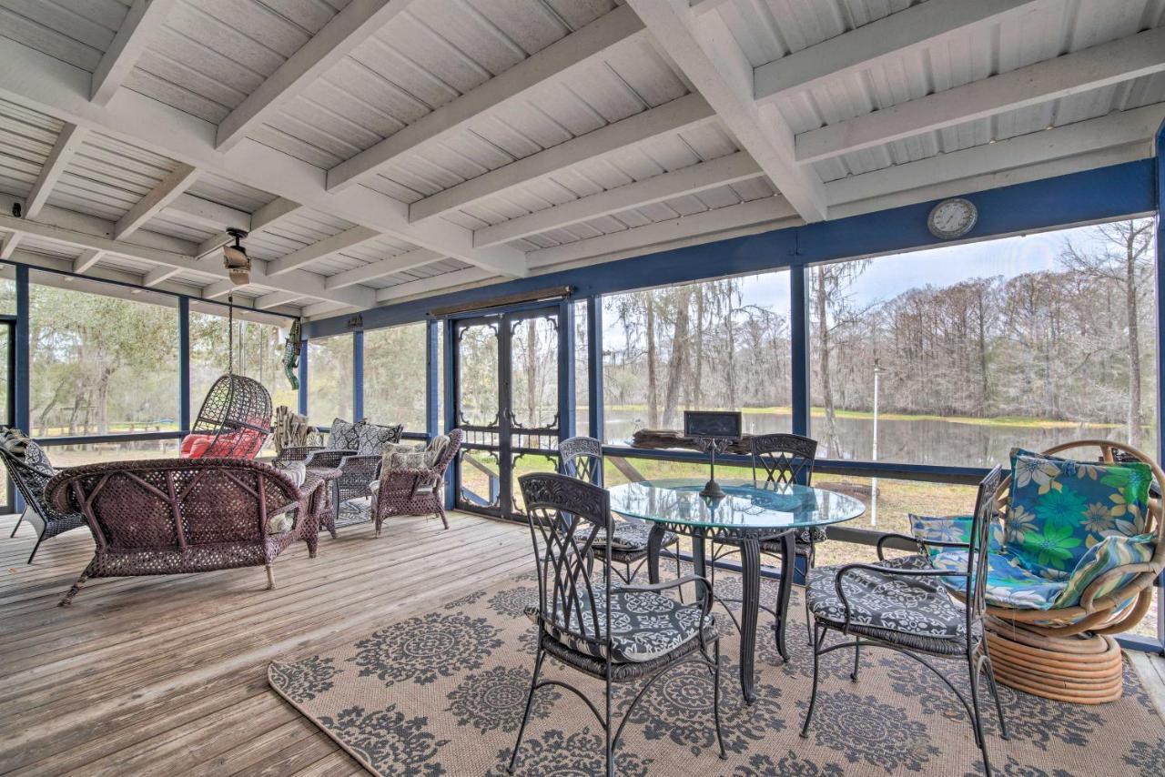 Unplugged Withlacoochee Riverfront Retreat! 布什奈尔 外观 照片