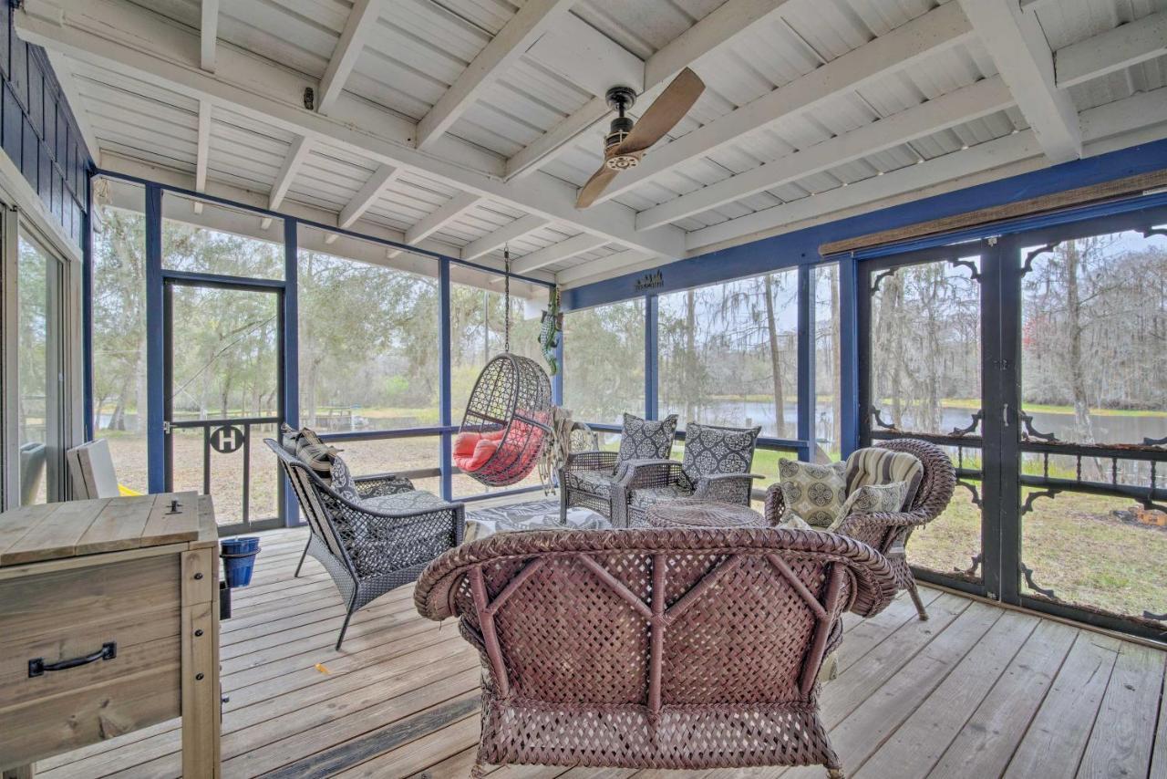 Unplugged Withlacoochee Riverfront Retreat! 布什奈尔 外观 照片