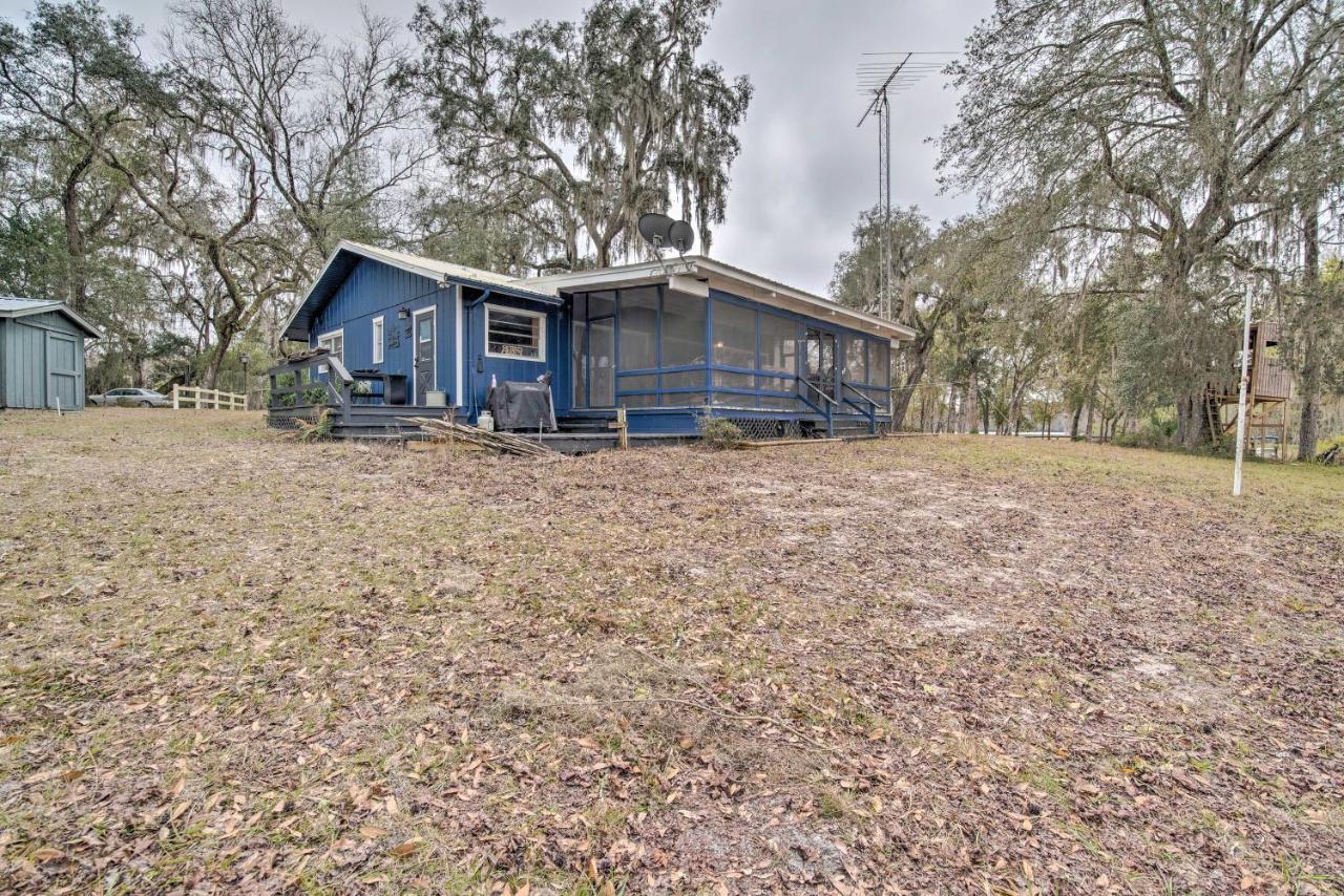 Unplugged Withlacoochee Riverfront Retreat! 布什奈尔 外观 照片