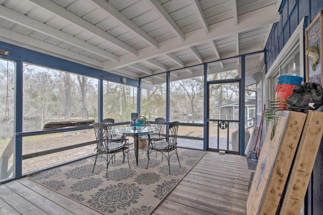 Unplugged Withlacoochee Riverfront Retreat! 布什奈尔 外观 照片
