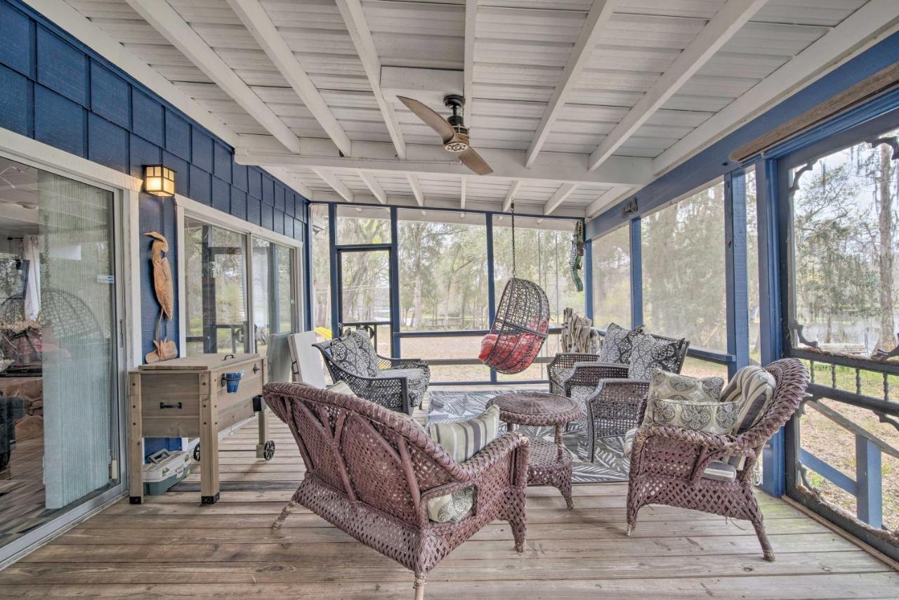 Unplugged Withlacoochee Riverfront Retreat! 布什奈尔 外观 照片